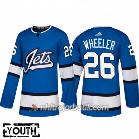 Barn Ishockey Winnipeg Jets Tröja Blake Wheeler 26 Alternate Adidas 2018-19 Authentic